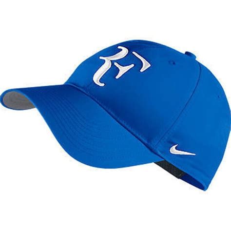 New Nike Rf Roger Federer Hat Cap Soar White Tennis Blue Dri Fit