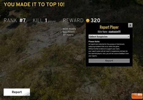 The game will be removed from the google play store and apple app store after the ban. How To Report Cheaters on PUBG - Legit Reviews