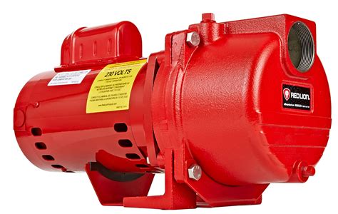 Red Lion Rl Sprk Volt Hp Gpm Cast Iron Sprinkler Irrigation Pump With