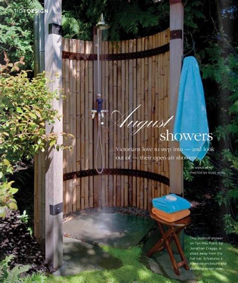 Everything You Need To Know About Outdoor Shower Bamboo