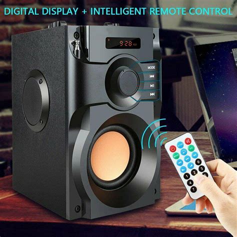 Topchances Portable Wireless Outdoor Speaker Large Bluetooth Loud With