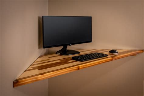 My Floating Corner Desk I Built For A Friend Rdiy