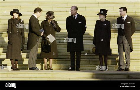 Prinzessin Margaret Funeral Stockfotografie Alamy