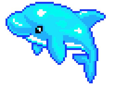 Dolphin Pixel Art Pixel Art Templates Pixel Art Art Images And Photos
