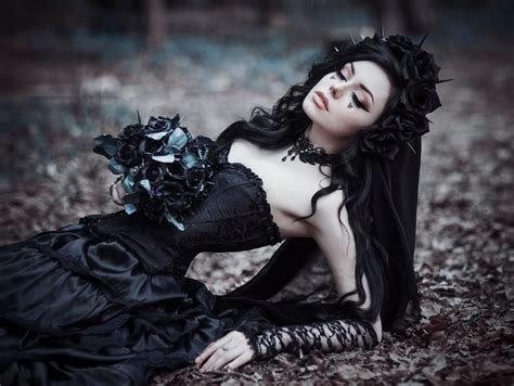 Ethereal Gothic Beauty Hd Wallpaper