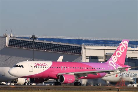 Peach Aviation Airbus A320 214 Ja814p Tokyo Narita A Flickr