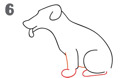 How To Draw A Dog Easy Drawing Tutorial