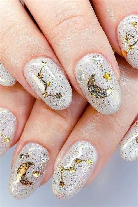 30 Gorgeous Astrology Manicures For Every Zodiac Sign Galaxy Nails