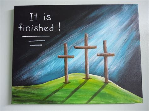 Calvary Easter Paintings Christian Paintings Canvas Painting Diy