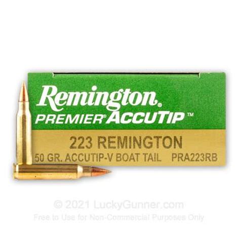 Remington Premier 50 Gr Accutip 223 Rem Pra223rb Gamemasters Outdoors