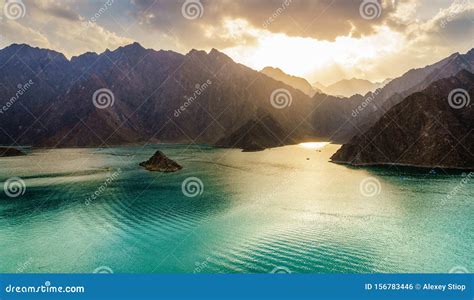 Hatta Lake In Dubai Uae Stock Photo Image Of Dubai 156783446