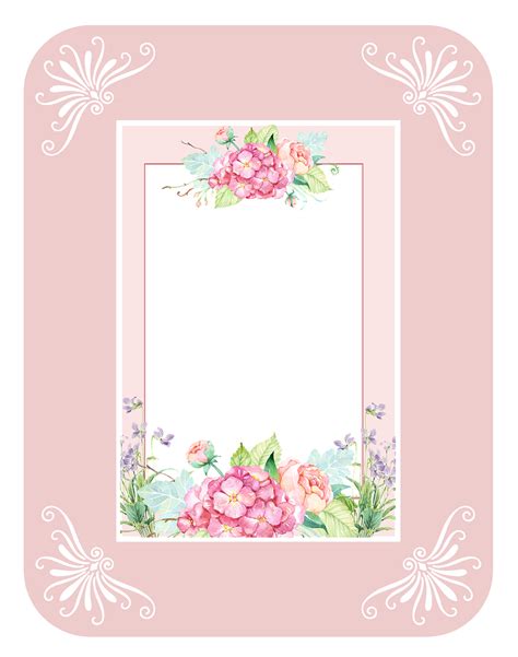 Download Frame Border Flowers Royalty Free Stock Illustration Image