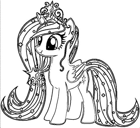 My Little Pony Fluttershy Coloring Pages Minister Sketch Coloring Page