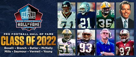 Pro Football Hall Of Fame Class Of 2022 Enshrinees Announced