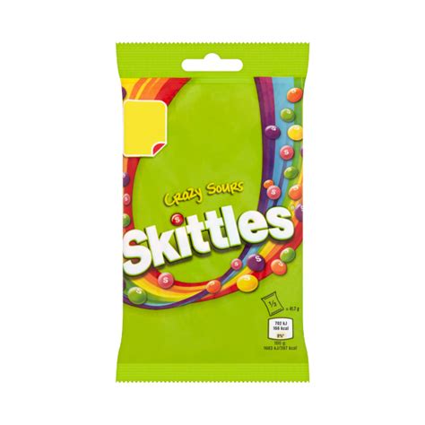 Skittles Crazy Sours Sweets £1 Pmp Treat Bag 125g We Get Any Stock