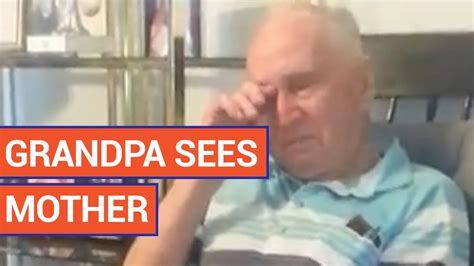 grandpa sees mother s face for first time in 70 years youtube