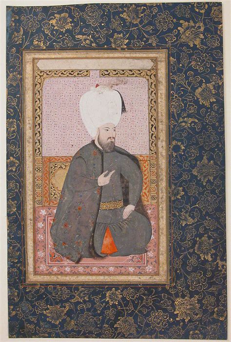 Portrait Of Sultan Ahmet I R The Metropolitan Museum Of Art