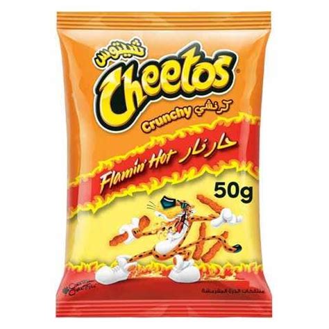 Buy Cheetos Crunchy Flaming Hot G Online Shop Food Cupboard On