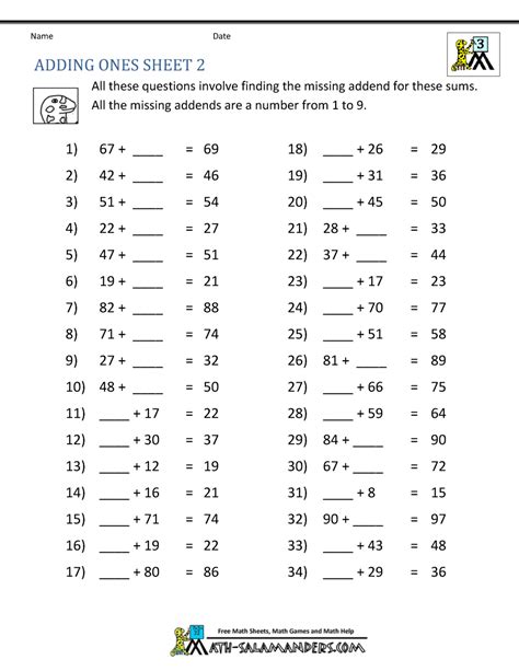 Addition Worksheets For Grade 3