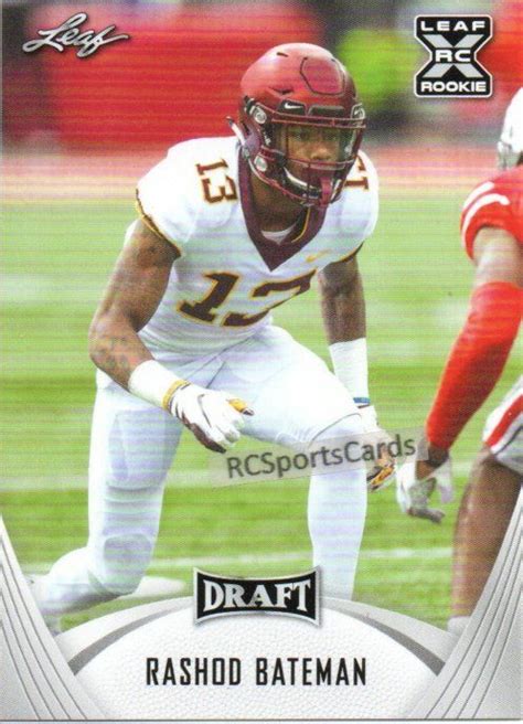 Rashod Bateman Minnesota Leaf Draft Rookie Football