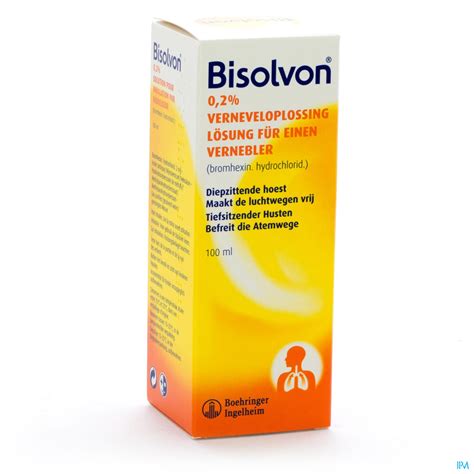 Bisolvon 02 Sol Inh 100 Ml Pharmacie Online
