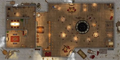 Rbattlemaps The Yawning Portal Map 2800 X 1400 Made With Dungeondraft And Forgotten