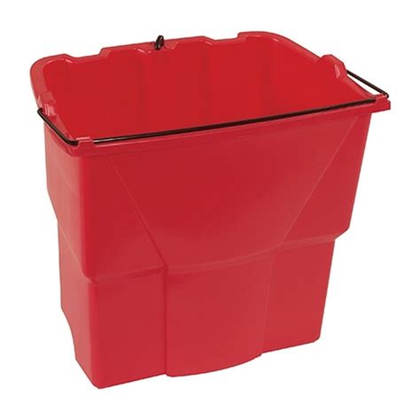 Rubbermaid Dirty Water Bucket Red 18 Qt