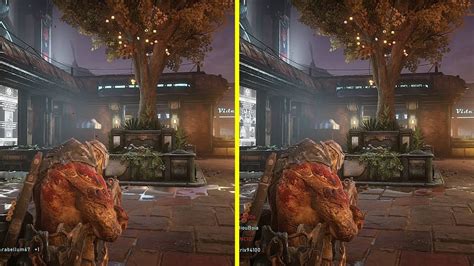 Gears 5 Xbox One S Vs Xbox One X District Map Graphics