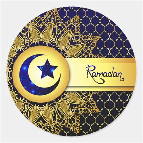 Ramadan Classic Round Sticker