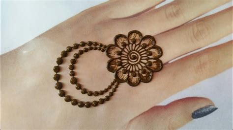 Back Hand Jewellery Mehndi Designhenna Mehndisimple Easy Jewelry