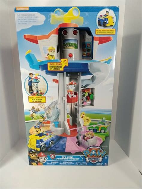 Paw Patrol 6042018 My Size Lookout Tower With Exclusive Vehicle Toy For