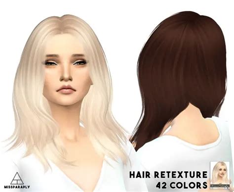 Sims 4 Hairs Miss Paraply Nightcrawler Get Up Hairstyle Retextured