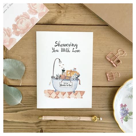 Bridal Shower Card Bridal Shower T Card For Bride Cute Etsy