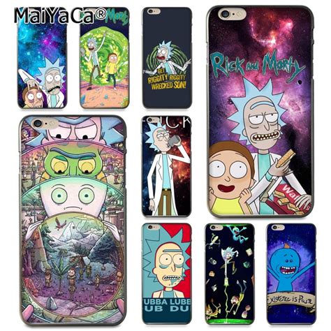 Maiyaca Rick And Morty Season Coque Shell Phone Case For Apple Iphone 8
