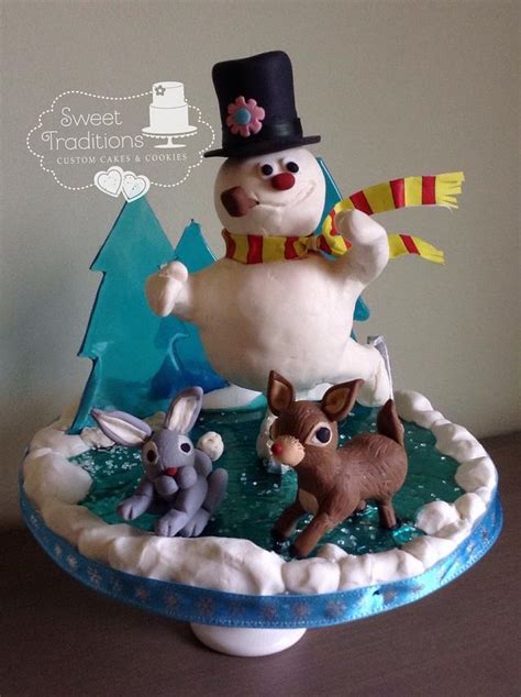 Frosty And Friends Cake By Sweet Traditions Cakesdecor