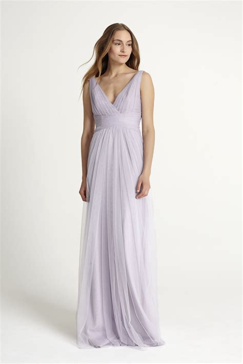 Monique Lhuillier Spring 2016 Bridesmaids Style Lb 450316 Lavender
