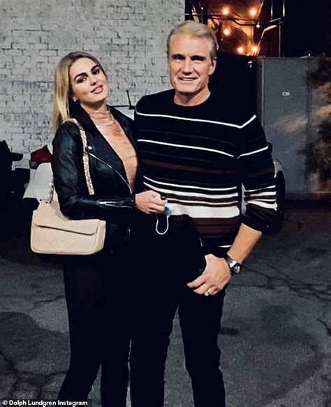 Dolph Lundgren 63 And Fiancee Emma Krokdal 24 Continue To Spark