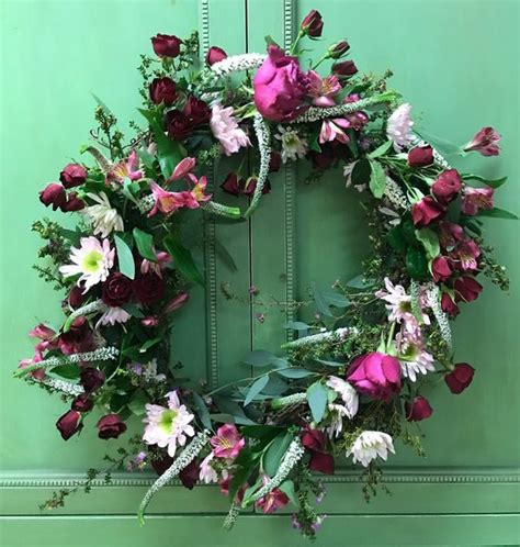 Burial At Sea Wreath In Majestic Colors Biodegradable