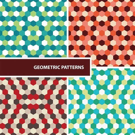 Premium Vector Set Of Geometric Patterns