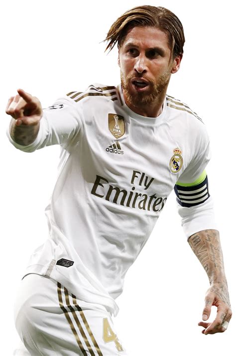 Sergio Ramos Real Madrid Football Render Footyrenders