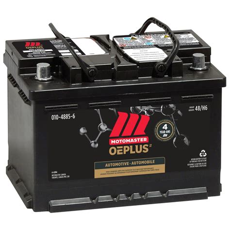Motomaster Oeplus Group Size 48 H6l3 Battery 730 Cca Canadian Tire