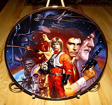 Star Wars Trilogy Morgan Hamilton Collection Plate Ebay