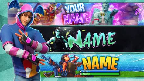 ⭐ Top 5 Fortnite Banner Template ⭐ Free Download Photoshop Cc