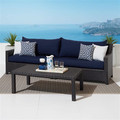 5 out of 5 stars. Deco Sofa with Coffee Table - Navy Blue | RST Brands