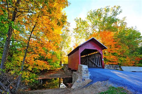 6 Beautiful Maryland Covered Bridges To Explore This Fall
