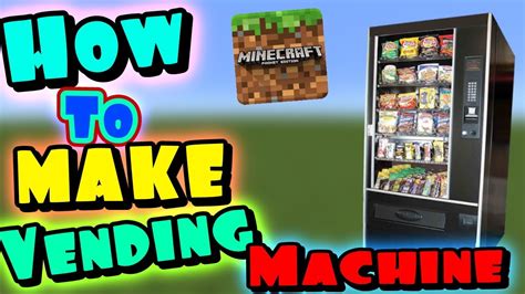 How To Make Vending Machine Minecraft Pe Youtube