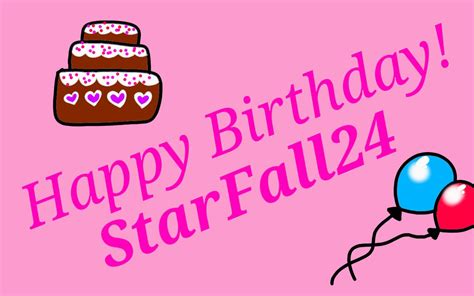 Happy Birthday Starfall24 By Tropicalskyart On Deviantart