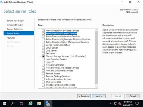 How To Install Active Directory On Windows Server 2019