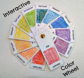 Simply cut the foam board into a circle. Interactive Color Wheel Lesson Art Project Element of Art ...