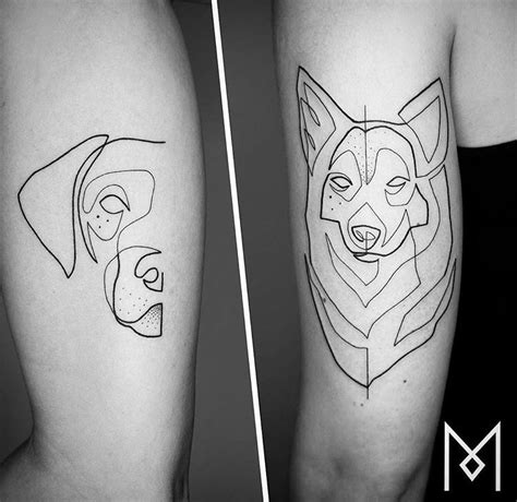 Mo Ganji Dog Tattoo Mo Ganji Geometric Dog Tattoo Geometric Tattoo